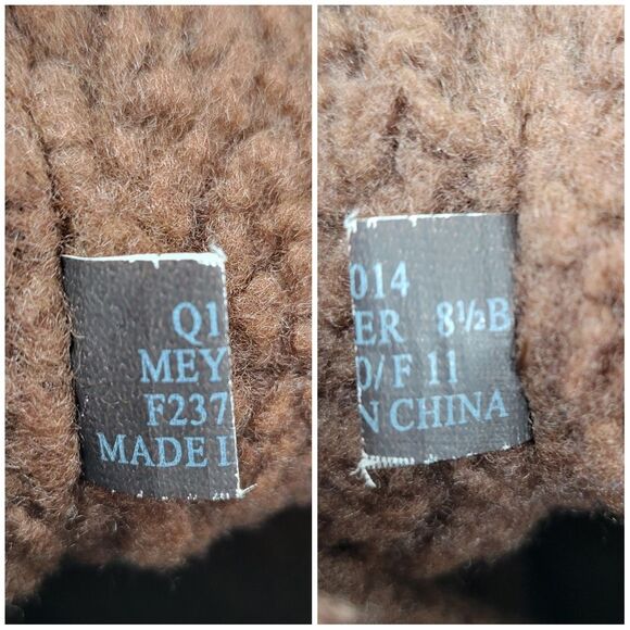 Coach Meyer Mid Winter Boots Brown Logo Signature Suede Women's Size 8.5 - Picture 15 of 15